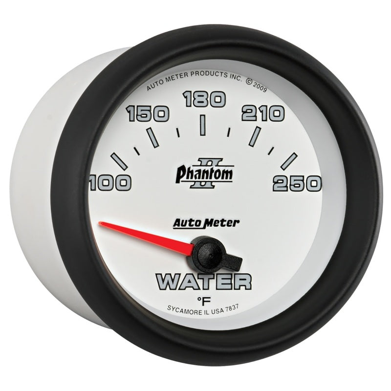 Load image into Gallery viewer, Autometer Phantom II 2-5/8in 100-250 Degrees F Electrical Water Temperature Gauge
