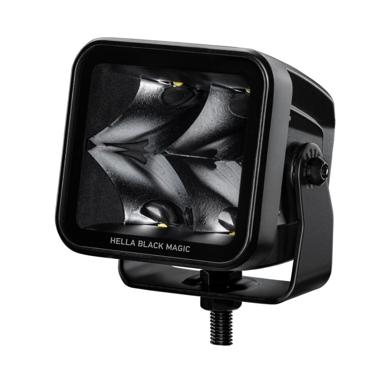 Load image into Gallery viewer, Hella Universal Black Magic 3.2in L.E.D. Cube Kit - Spot Beam
