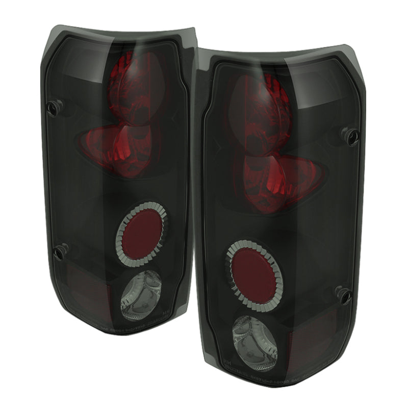 Load image into Gallery viewer, Spyder Ford F150 87-96/Ford Bronco 88-96 Euro Style Tail Lights Black Smoke ALT-YD-FF15089-BSM
