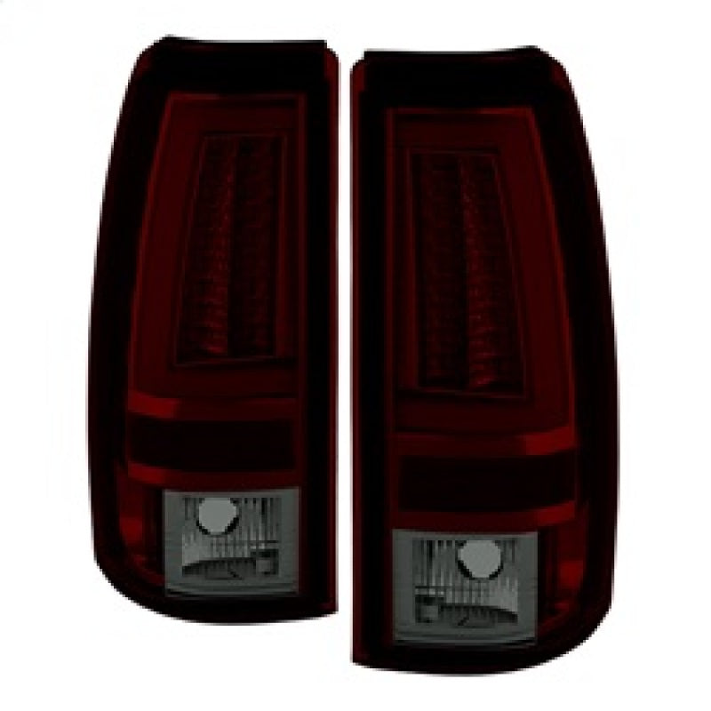 Load image into Gallery viewer, Spyder Chevy Silverado 1500/2500 03-06 Version 2 LED Tail Lights - Red Smoke ALT-YD-CS03V2-LED-RS
