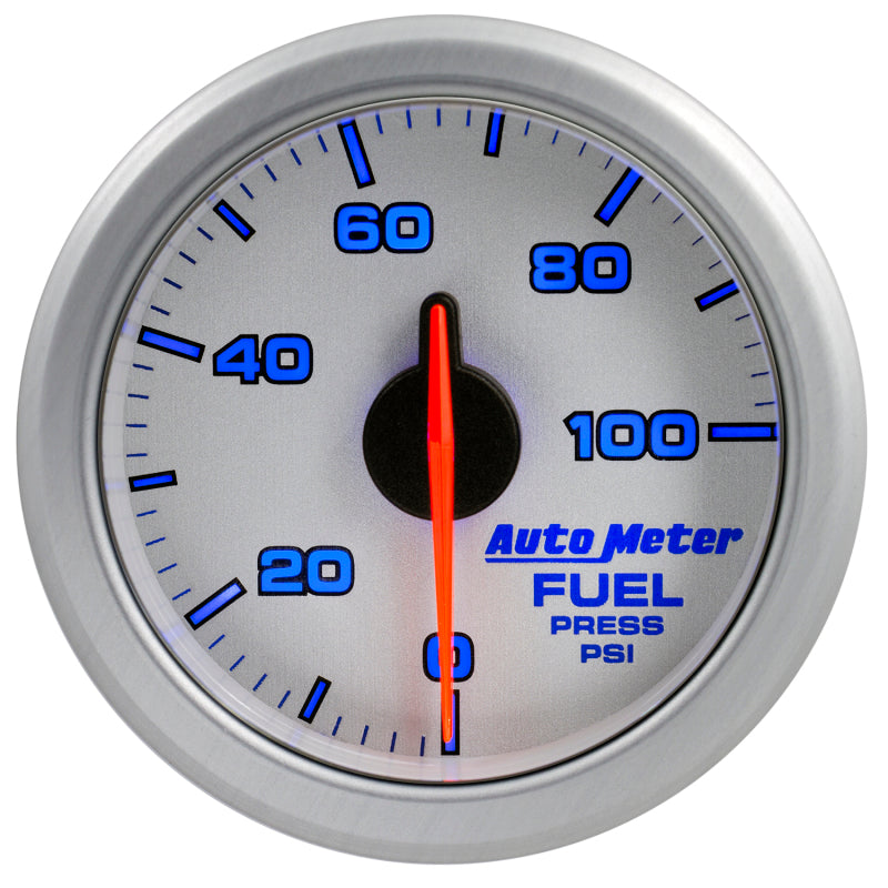 Load image into Gallery viewer, Autometer Airdrive 2-1/6in Fuel Pressure Gauge 0-100 PSI - Silver
