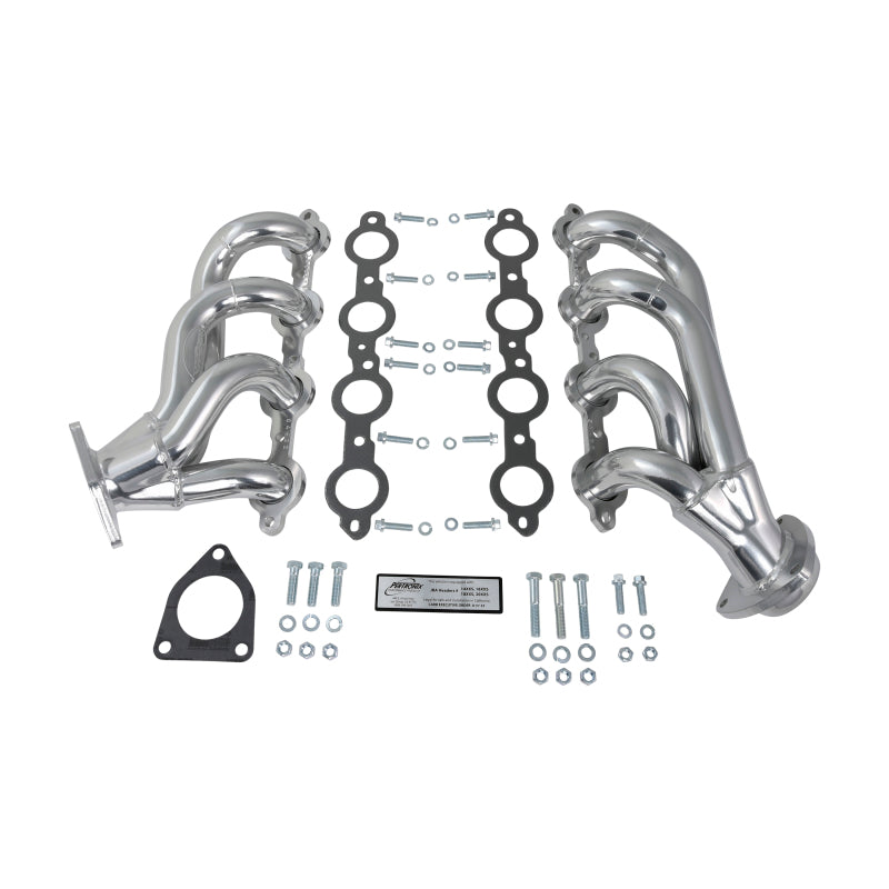 Load image into Gallery viewer, JBA 02-13 GM Truck 4.8L/5.3L LS Silver Ctd Cat4Ward Header
