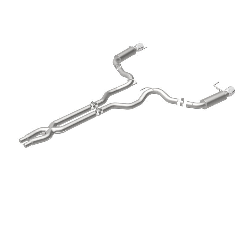 Load image into Gallery viewer, MagnaFlow Cat Back, SS, 3in, Competition, Dual Split Polished 4.5in Tips 2015 Ford Mustang GT V8 5.0
