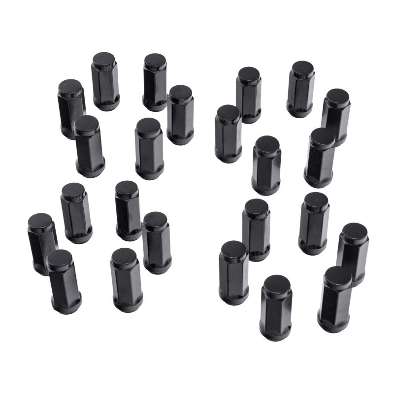 Load image into Gallery viewer, Rugged Ridge Wheel Lock Nut Set 24 Black M14-1.5
