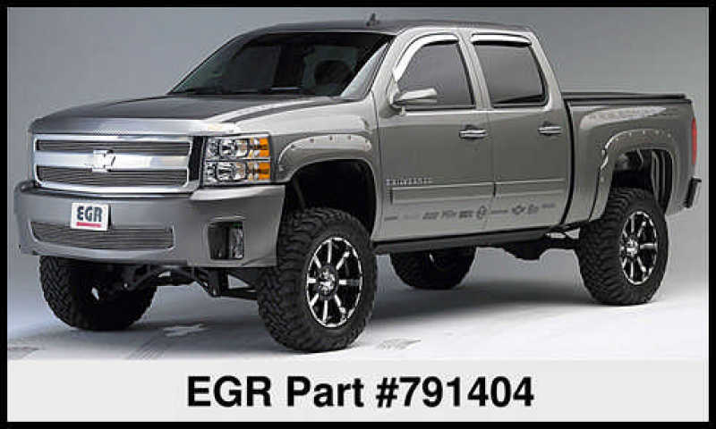 Load image into Gallery viewer, EGR 07-13 Chev Silverado 5ft Bed Bolt-On Look Fender Flares - Set
