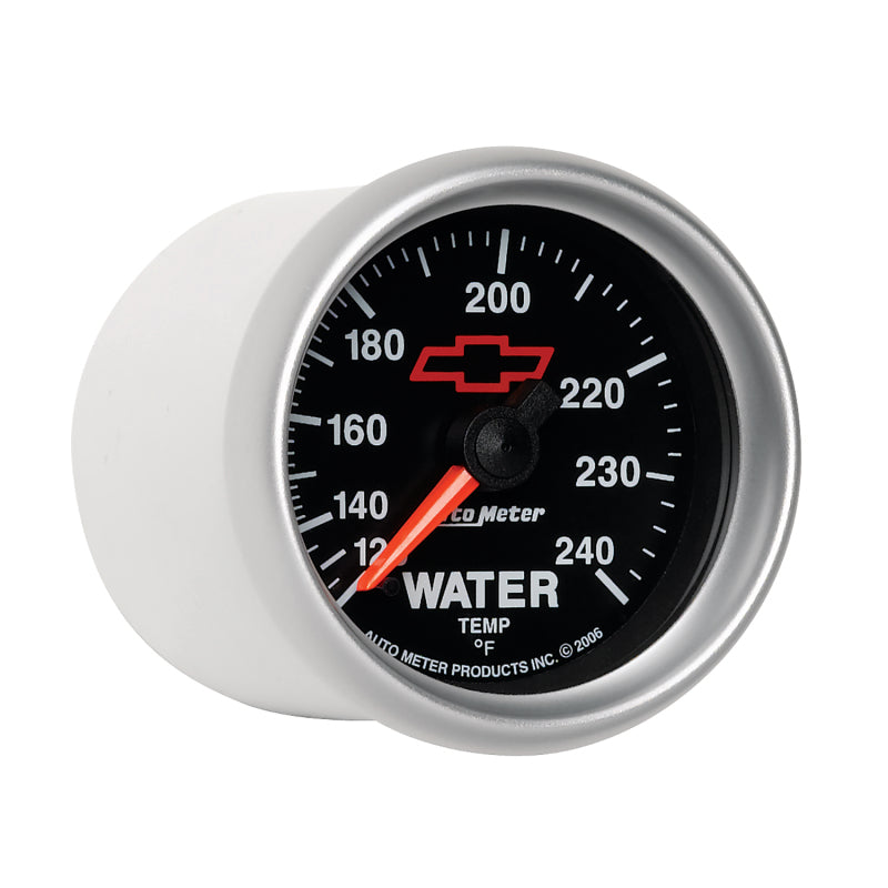 Load image into Gallery viewer, Autometer Sport-Comp II 2-1/16in 120-240 Deg Mechanical Water Temp Gauge - Bowtie Black
