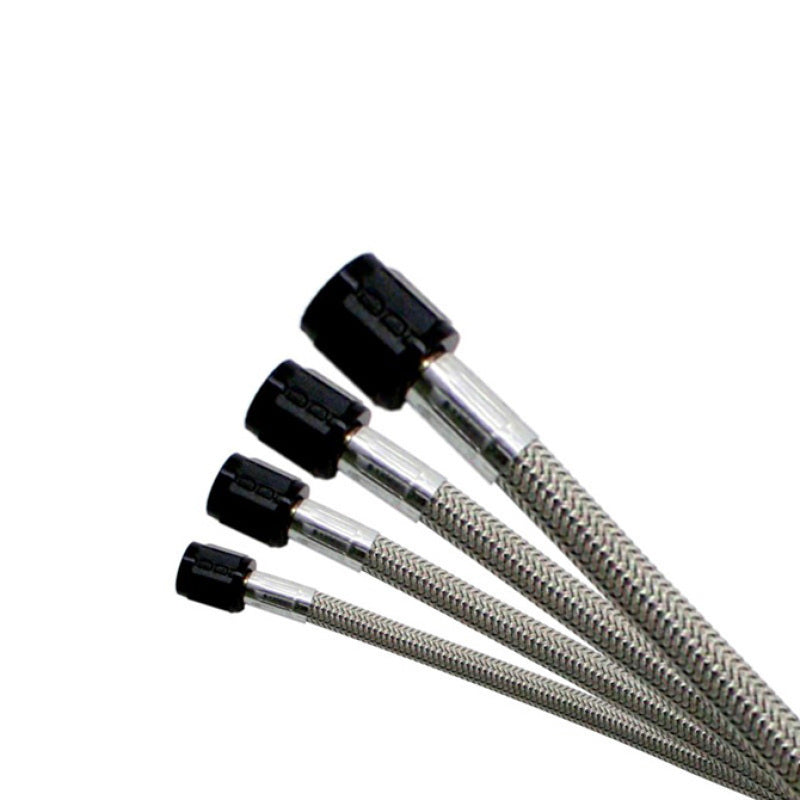 Load image into Gallery viewer, Nitrous Express 3AN 40in SS Braided Hose - Black
