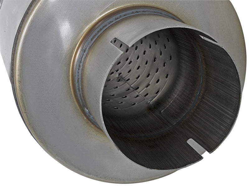 Load image into Gallery viewer, aFe MACH Force-Xp 409 SS Muffler 3-1/2in ID Center/Center x 7in Dia x 24in L - Round Body
