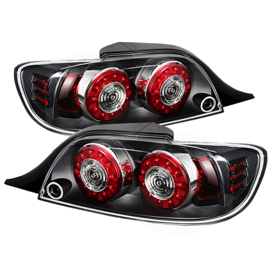 xTune Mazda Rx-8 04-08 LED Tail Lights Black ALT-ON-MRX804-LED-BK