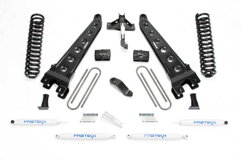 Load image into Gallery viewer, Fabtech 17 Ford F450/F550 4WD Diesel 6in Rad Arm Sys w/Coils &amp; Perf Shks
