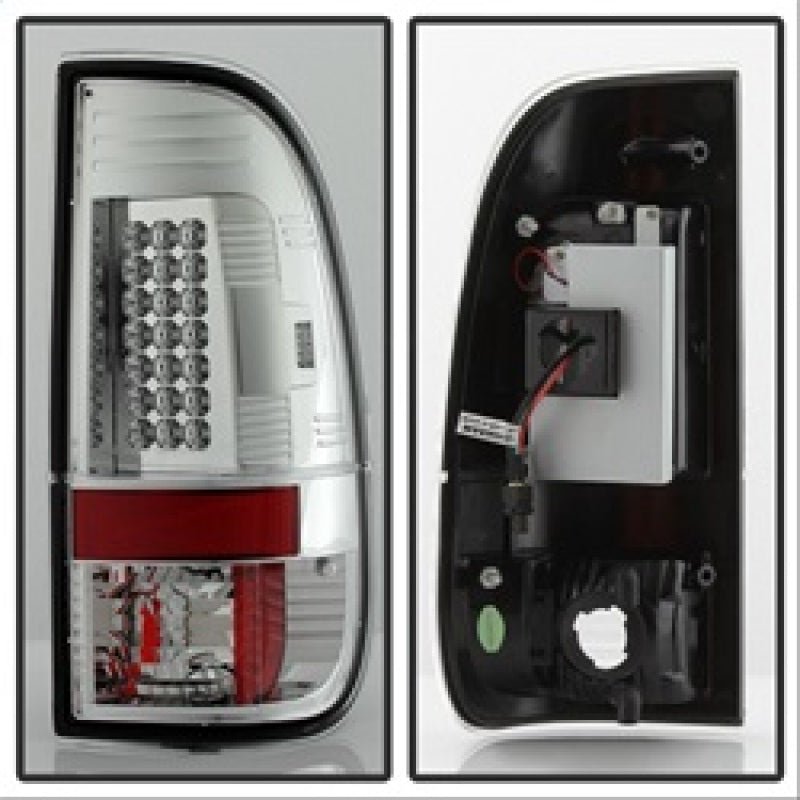 Load image into Gallery viewer, Spyder Ford F150 side 97-03/F250/350/450 Super Duty 99-07 LED Tail Lights Chrm ALT-YD-FF15097-LED-C
