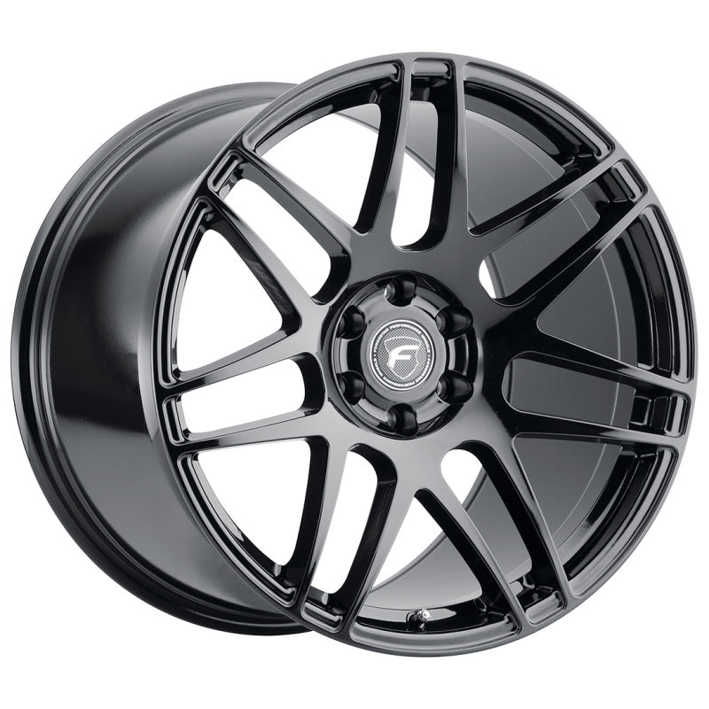 Load image into Gallery viewer, Forgestar F14 18x13 / 6x114.3 BP / ET62 / 9.4in BS Gloss Black Wheel
