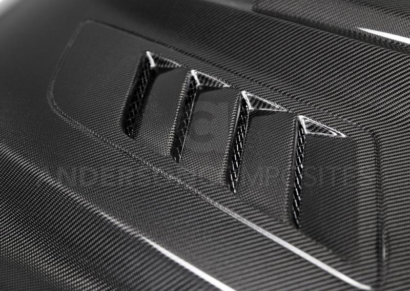 Load image into Gallery viewer, Anderson Composites 15-17 Ford Mustang (Excl. GT350/GT350R) Ram Air Double Sided Hood

