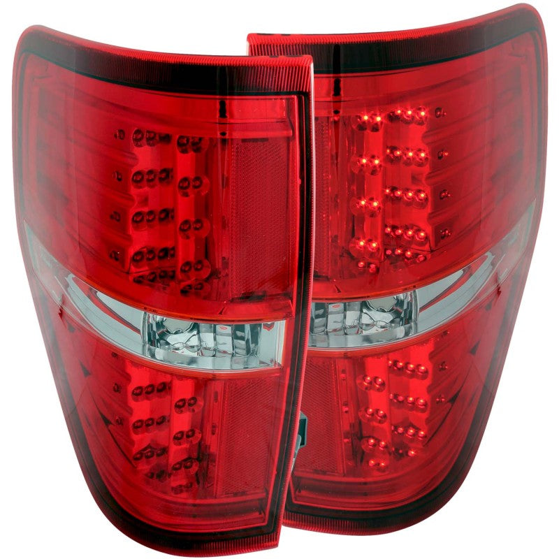 Load image into Gallery viewer, ANZO 2009-2014 Ford F-150 LED Taillights Red/Clear
