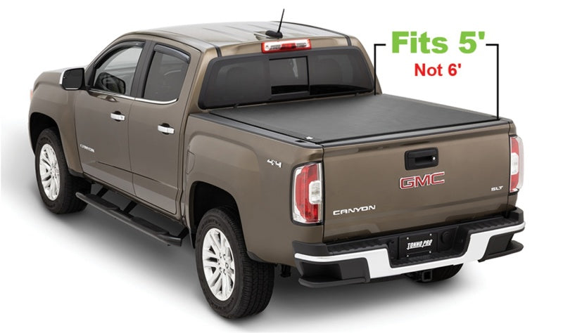 Load image into Gallery viewer, Tonno Pro 15-19 Chevy Colorado 5ft Fleetside Lo-Roll Tonneau Cover
