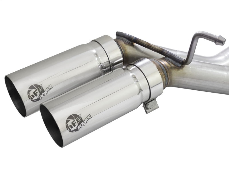 Load image into Gallery viewer, aFe Rebel Exhausts 3in SS Cat-Back 15-16 Ford F-150 EcoBoost V6 2.7/3.5L V8 5.0L w/ Polished Tips
