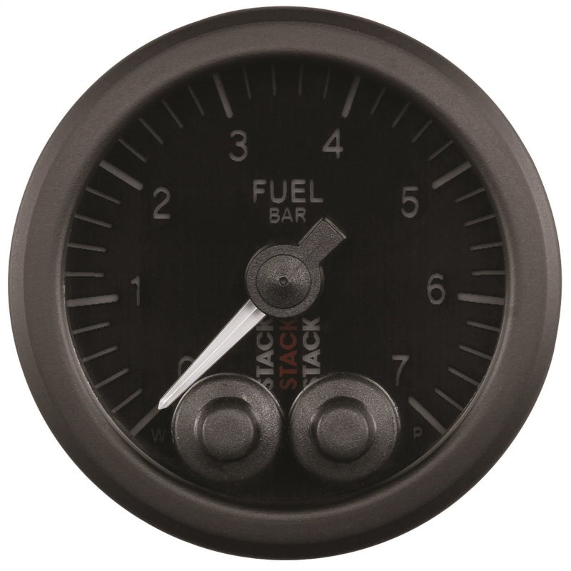 Load image into Gallery viewer, Autometer Stack 52mm 0-7 Bar M10 Male Pro-Control Fuel Pressure Gauge - Black
