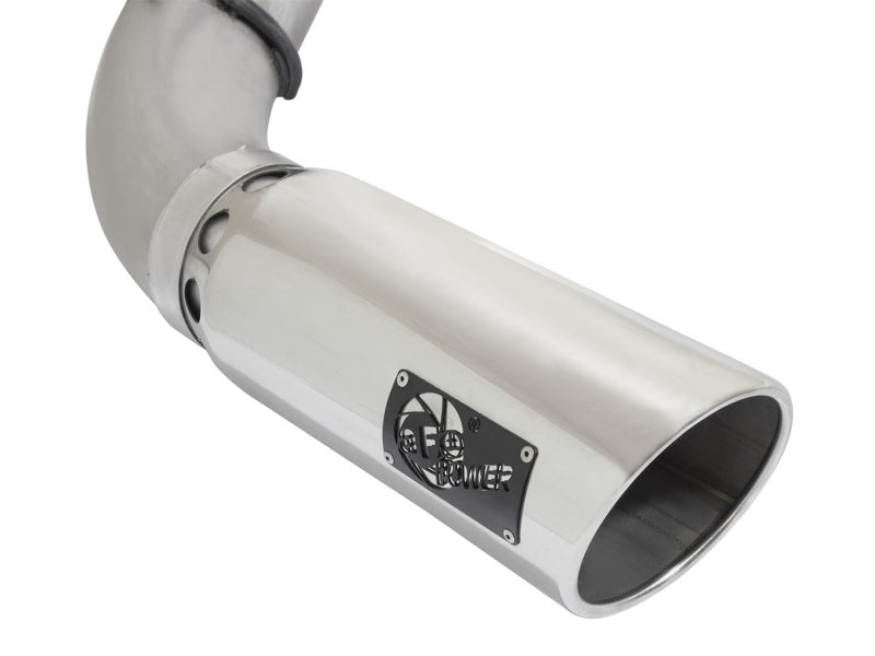 Load image into Gallery viewer, aFe Atlas Exhaust 5in DPF-Back Exhaust Aluminized Steel 2016 Nissan Titan XD V8-5.0L w/ Polished Tip
