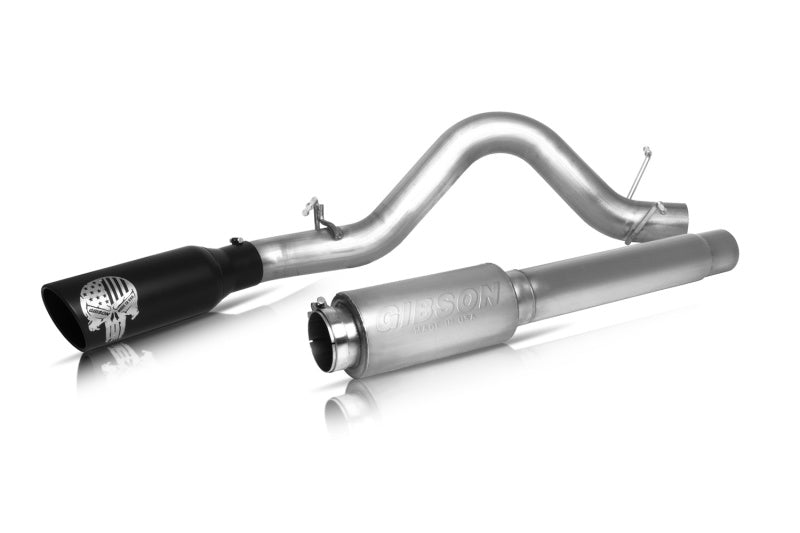 Load image into Gallery viewer, Gibson 04-10 Nissan Titan SE 5.6L 4in Patriot Skull Series Cat-Back Single Exhaust - Stainless

