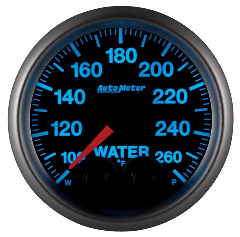 Load image into Gallery viewer, Autometer Elite Nascar 2-1/16in 100-260 Deg. F Water Temp. w/ Peak and Warn Gauge w/ Pro-Control
