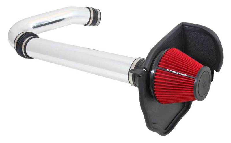 Load image into Gallery viewer, Spectre 11-17 Challenger/Charger 3.6L Air Intake Kit - Polished w/Red Filter
