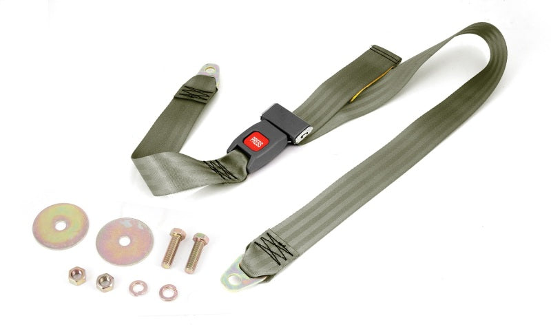 Load image into Gallery viewer, Omix Lap Seat Belt Olive 87-95 Jeep Wrangler YJ
