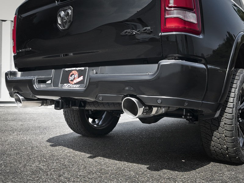 Load image into Gallery viewer, aFe MACH Force-XP 4-1/2in Steel OE Replacement Exhaust Tips - 2021+ Dodge Ram (5.7L V8) - Polished
