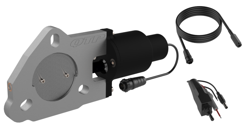 Load image into Gallery viewer, QTP 2.25in Bolt-On QTEC Electric Cutout Valve - Single
