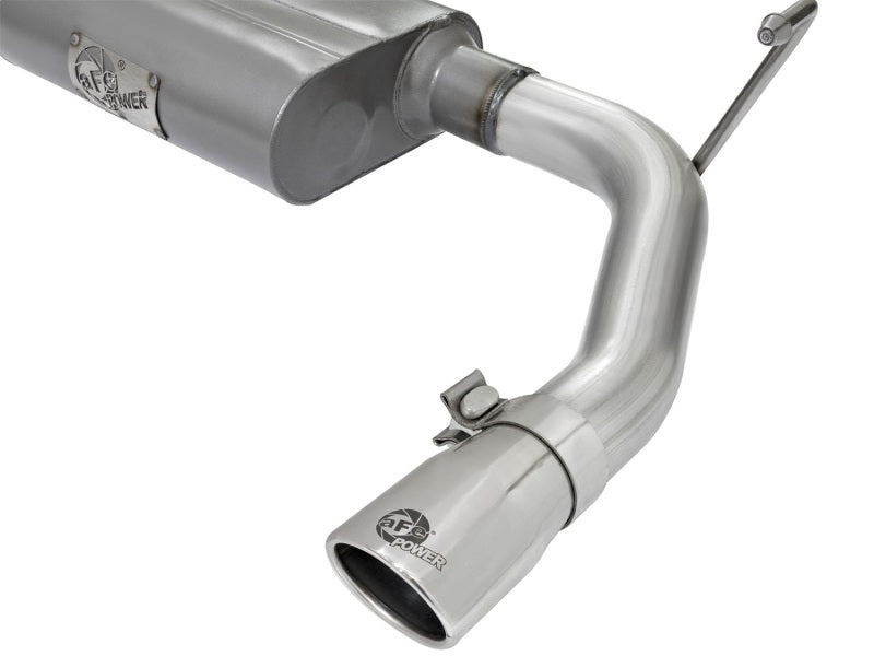 Load image into Gallery viewer, aFe Scorpion 2-1/2in Aluminized Steel Cat Back Exhaust 07-17 Jeep Wrangler V6-3.6/3.8L (4 Dr)
