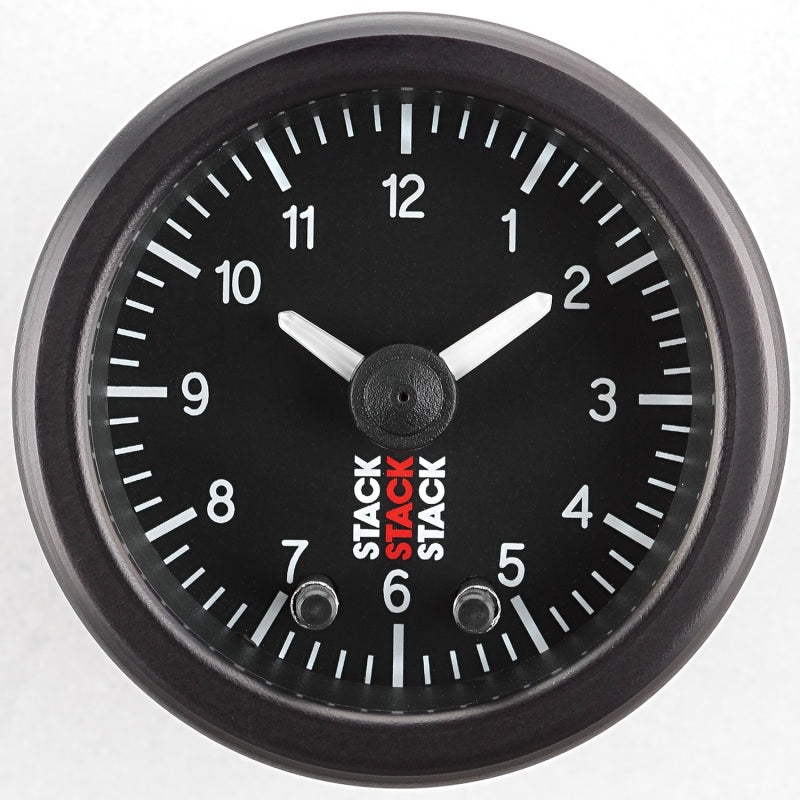 Load image into Gallery viewer, Autometer Stack Analog Clock Gauge - Black

