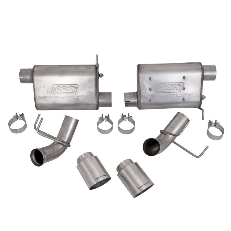 Load image into Gallery viewer, BBK 11-14 Mustang GT VariTune Axle Back Exhaust Kit (Stainless Steel)
