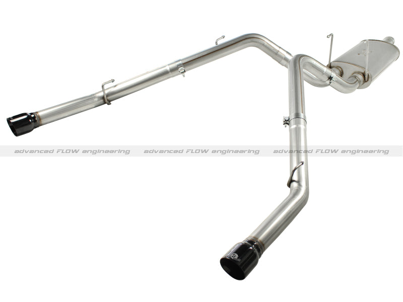 Load image into Gallery viewer, aFe MACHForce XP Exhausts Cat-Back SS-409 EXH CB Dodge Ram 1500 5.7L HEMI 09-13 Glossed Black
