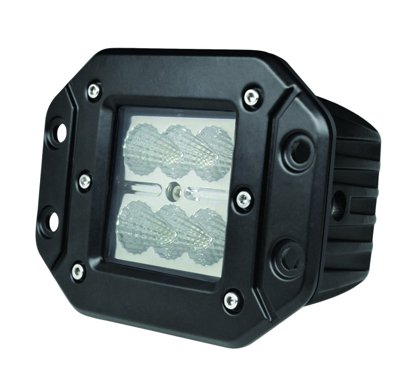 Load image into Gallery viewer, Hella Value Fit Flush Mount 3in 18W Cube Flood Beam LED Light
