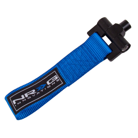 NRG Bolt-In Tow Strap Blue- VW Golf 03-09 (5000lb. Limit)