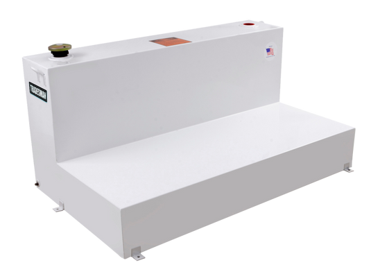 Tradesman Steel L-Shape Liquid Storage Tank - White