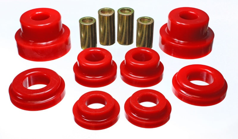 Load image into Gallery viewer, Energy Suspension 10 Chevy Camaro Red Rear Sub-Frame Mount Replacement Bushing Set
