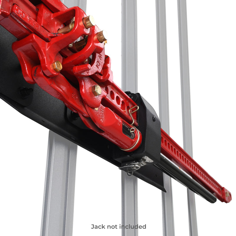 Load image into Gallery viewer, Go Rhino XRS/SRM 4-CORE Clamp Mount Kit for Hi-Lift Jack - Tex. Blk (No Drill)
