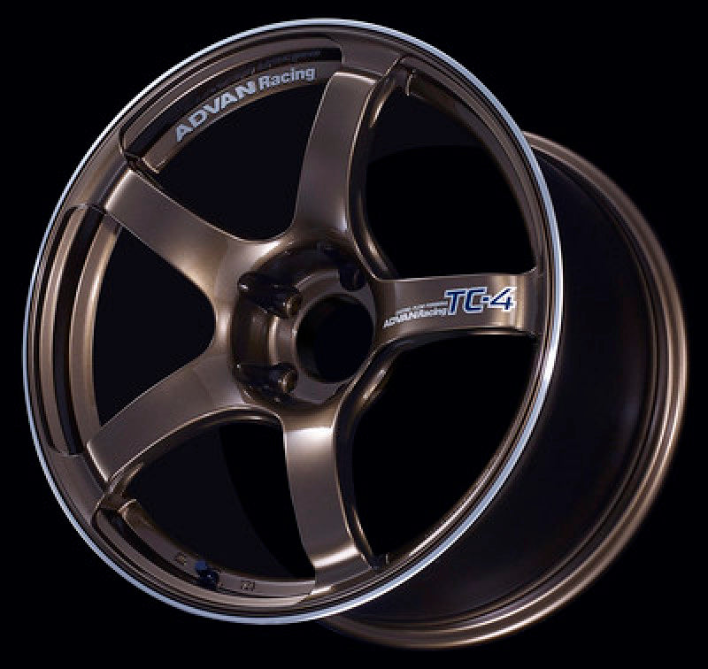 Load image into Gallery viewer, Advan TC4 17x9 +63 5x114.3 Racing Umber Bronze and Ring Wheel
