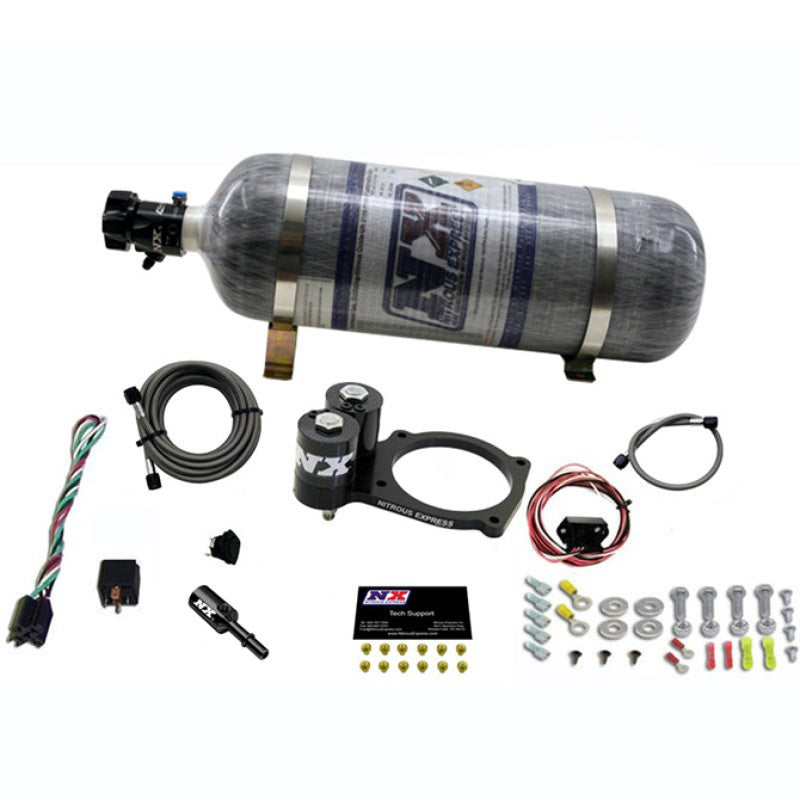 Load image into Gallery viewer, Nitrous Express Dodge Hellcat/Demon Nitrous Plate Kit w/12lb Bottle
