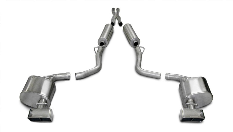 Load image into Gallery viewer, Corsa 2009-2010 Dodge Challenger R/T 5.7L V8 Auto Polished Xtreme Cat-Back Exhaust
