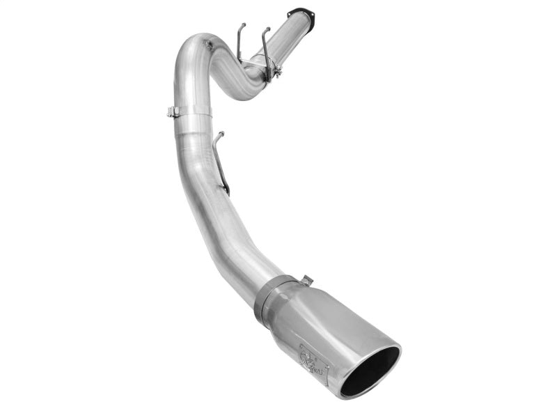 Load image into Gallery viewer, aFe Atlas Exhausts 5in DPF-Back Aluminized Steel Exhaust 2015 Ford Diesel V8 6.7L (td) Polished Tip
