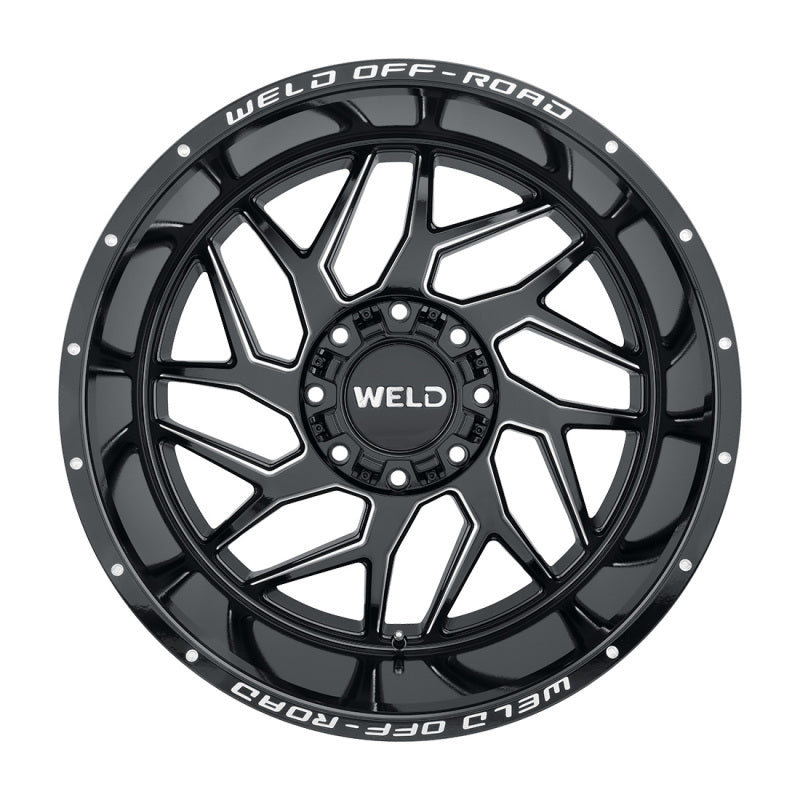 Load image into Gallery viewer, Weld Off-Road W117 22X10 Fulcrum 5X139.7 5X150 ET-18 BS4.75 Gloss Black MIL 110.2
