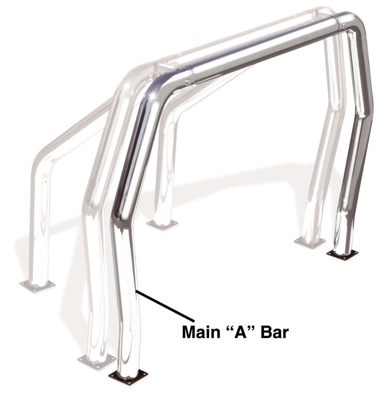 Load image into Gallery viewer, Go Rhino Universal Front Main A-Bar Bed Bar - Chrome (Drilling Req.)
