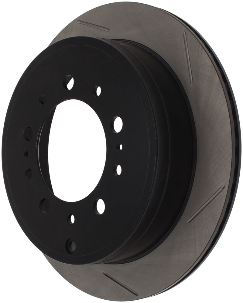 Load image into Gallery viewer, StopTech Power Slot 08-09 Lexus LX450/470/570 / 07-09 Toyota Tundra Slotted Left Rear Rotor
