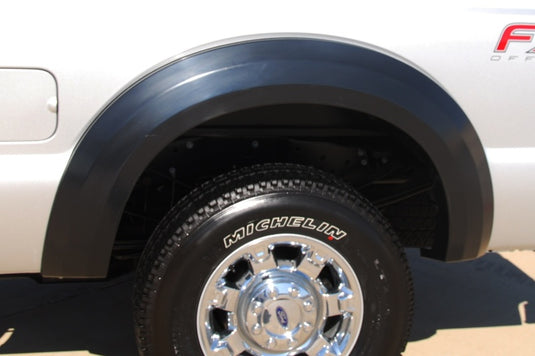 Lund 11-16 Ford F-250 Ex-Extrawide Style Smooth Elite Series Fender Flares - Black (4 Pc.)