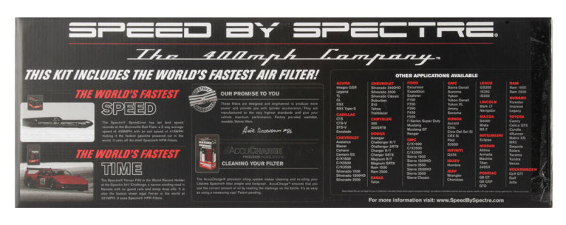 Load image into Gallery viewer, Spectre 94-01 Dodge RAM 1500/2500 V8-5.2/5.9L F/I Air Intake Kit - Polished w/Red Filter
