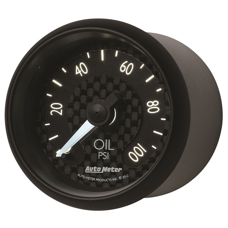 Load image into Gallery viewer, Autometer GT Series 52mm Mechanical 0-100 psi Oil Pressure Gauge
