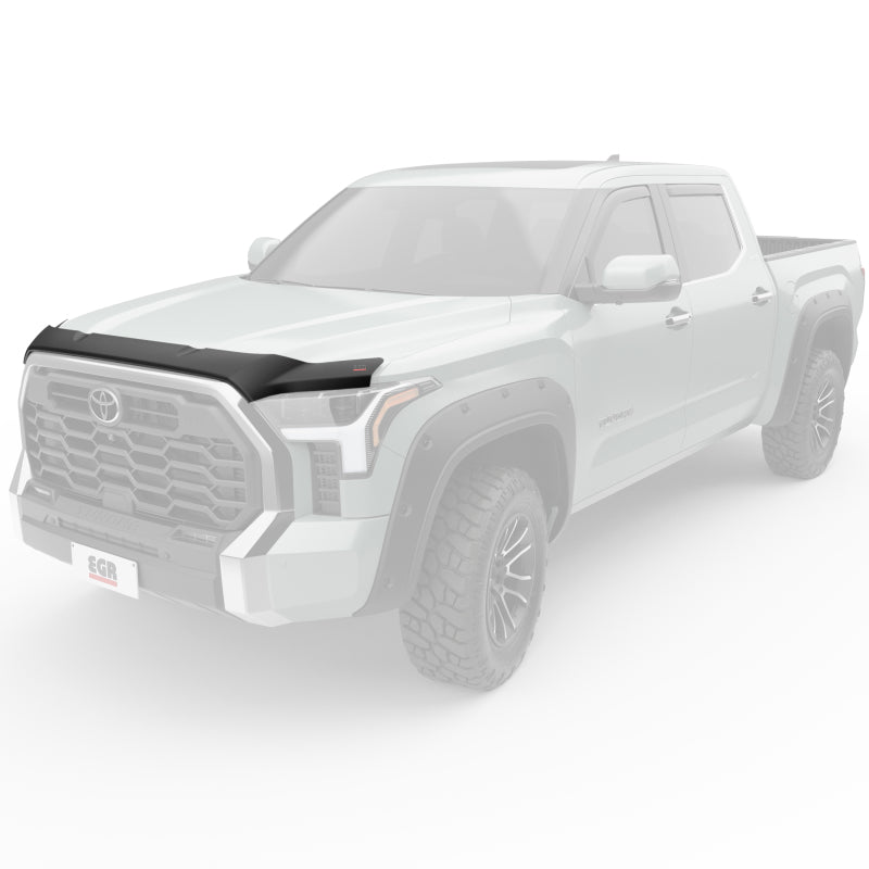 Load image into Gallery viewer, EGR 22-23 Toyota Tundra Superguard Hood Guard - Dark Smoke
