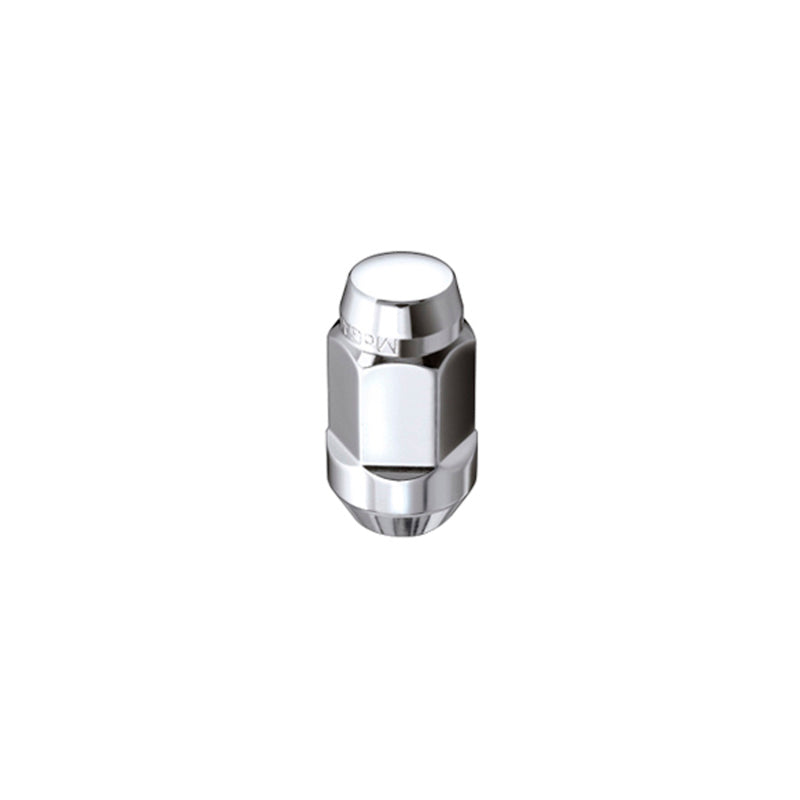 Load image into Gallery viewer, McGard Hex Lug Nut (Cone Seat Bulge Style) M14X1.5 / 22mm Hex / 1.635in. Length (4-Pack) - Chrome
