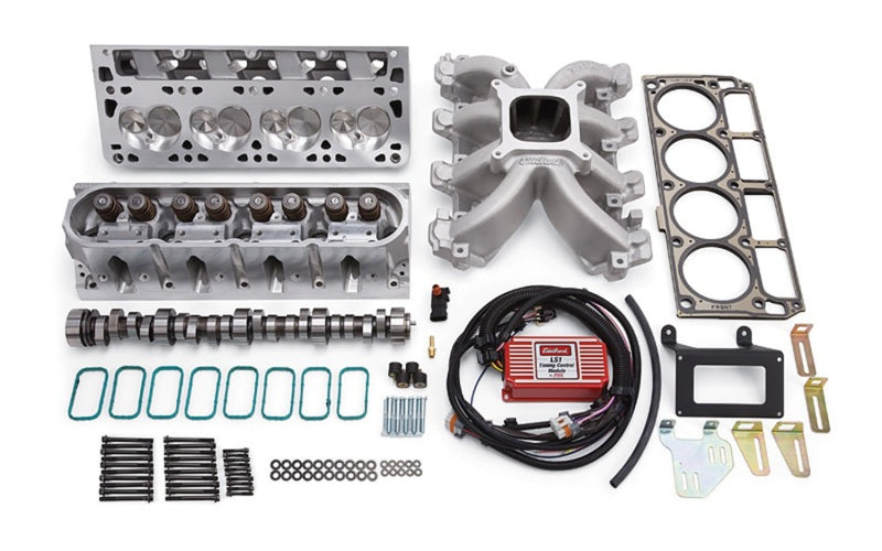 Load image into Gallery viewer, Edelbrock Power Package Top End Kit Victor Jr Series Chevrolet 1997-2004 5 7L LS1
